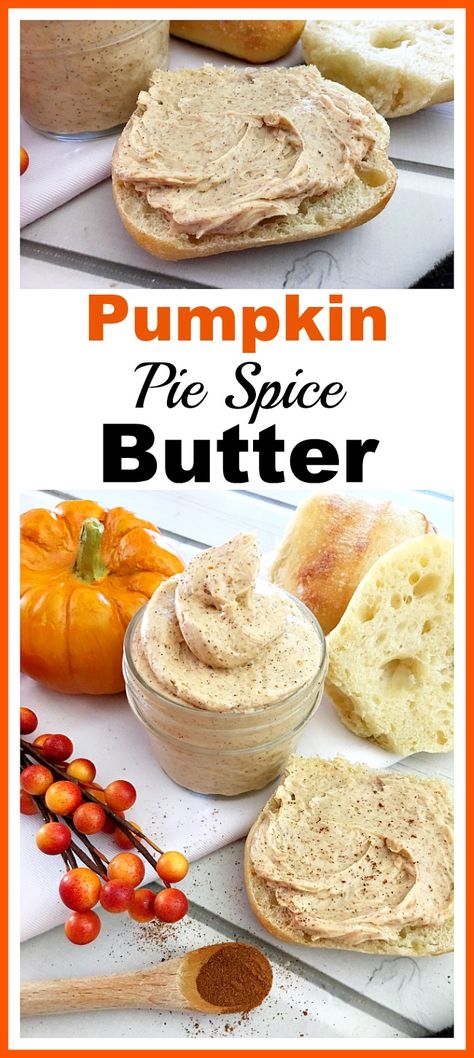 Pumpkin Spread, Homemade Pumpkin Pie Spice, Flavored Butter Recipes, Butter Recipes Homemade, Whipped Pumpkin, Honey Butter Recipe, Vegan Pumpkin Recipes, Spiced Butter, Savory Pumpkin Recipes