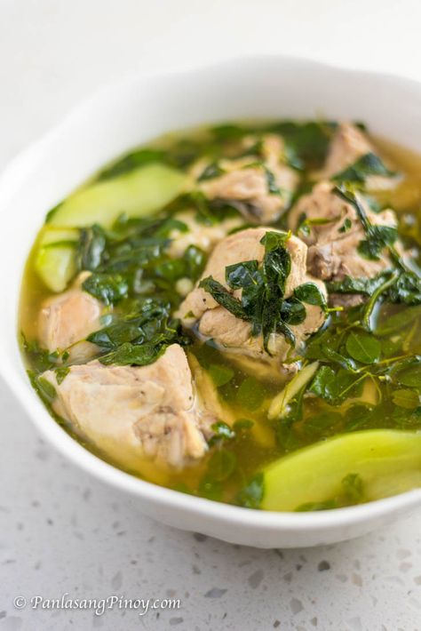 Tinolang Manok Recipe - Panlasang Pinoy Tinolang Manok Recipe Panlasang Pinoy, Tinolang Manok Recipe, Eating High Protein, Chicken Tinola, Phillipino Food, Panlasang Pinoy Recipe, Chicken Dishes For Dinner, High Protein Food, Easy Filipino Recipes