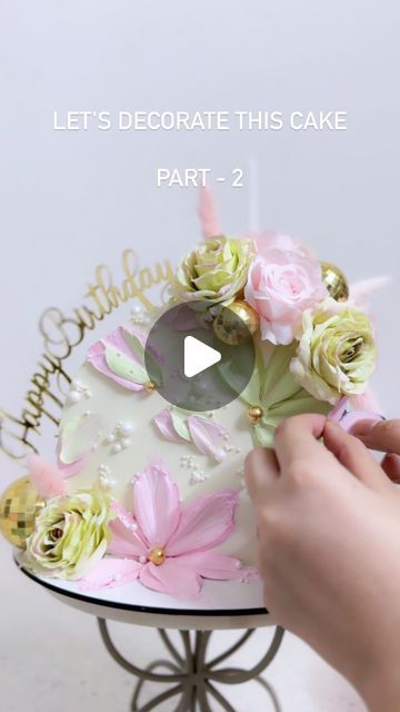 Cake Designing Videos, New Birthday Cake Trends 2024, Cake 2024 Trend, Trending Cakes 2024, Viral Cake Design 2024, Cake Fails, How To Grow Eyelashes, Cake Studio, Flowers Blooming