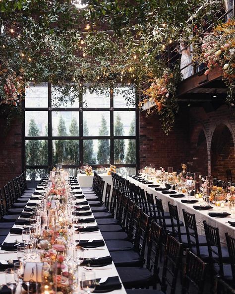 Wedding Brunch Reception, Unique Rustic Wedding, Elegant Wedding Ideas, Indoor Wedding Receptions, Rustic Modern Wedding, Country Theme Wedding, Reception Dinner, Restaurant Wedding, Brunch Wedding