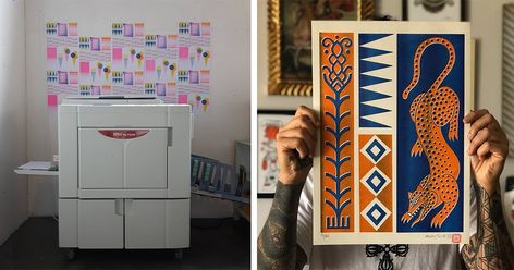 How much do you know about the Risograph printer and its impact on art? Copy Machine, Media Studio, Vintage Machine, What Is An Artist, How To Make Stencils, Risograph Print, Silk Screen Printing, Create Art, Print Artist