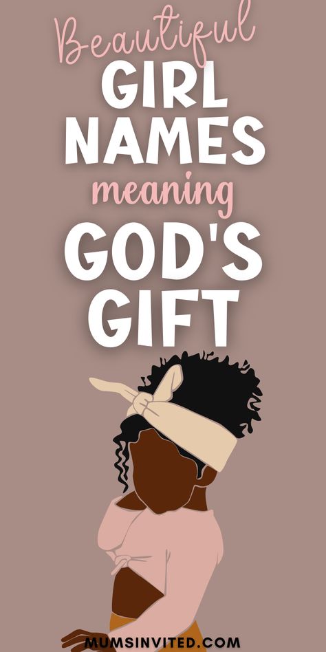 Browse through these unique and cute baby girl names which mean "Gift Of God" or "Gift from God" to find a miraculous name for your little blessing. baby names that mean gift from God. baby names meaning God's gift. God's gift names. Gift of God names. Gift from God's names.