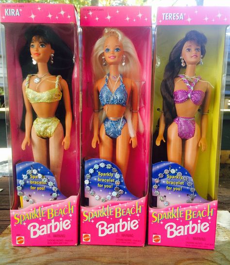 Sparkle Barbie, Toy Nostalgia, 80s Beach, School Barbie, Collector Barbie, Beach Barbie, Barbie Beach, Barbie 1990, 90s Barbie