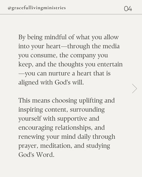 Guarding your heart is key to living a life aligned with God's plan.  Proverbs 4:23-25 reminds us to protect our innermost being, as it shapes our thoughts, words, and actions.  Let's nurture hearts filled with love, faith, and positivity, guiding us towards a deeper relationship with Him. 🤍🕊️ #christiancreator #healing #FaithJourney #TrustInHim #godlovesyou #christianliving #womensministry #jesuslovesyou #womenledbyfaith #godlywoman #scripture #christianity #StrengthInGod #faith #grace #g... How To Guard Your Heart, Proverbs 4:23, Protect Your Heart, Actions Speak Louder Than Words, God Heals, Guard Your Heart, Hand Lettering Quotes, Bible Devotions, Gods Plan