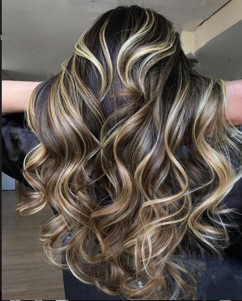 Fall Hair Highlights 2024: 26 Stunning Ideas for Brunettes, Blondes, and Lowlights Chunky Highlights And Lowlights, Dimensional Brunette Dark, Highlights 2024, Hair Highlights Ideas, Fall Hair Highlights, Brown Hair With Highlights And Lowlights, Blond Highlights, Dark Brown Highlights, Long Hair Highlights