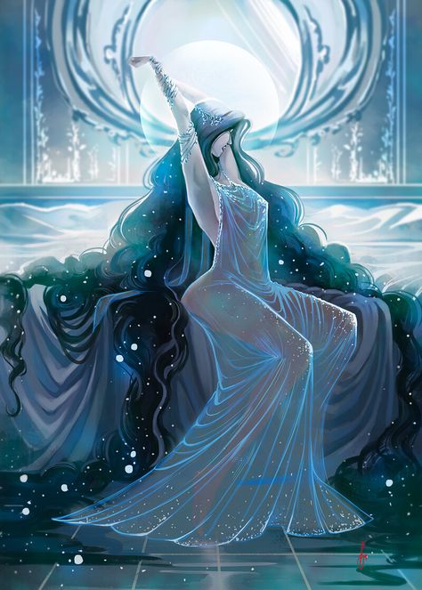 ArtStation - Varda Varda Fanart, Varda Valar, Manwe And Varda, Lotr Elves Art, Varda Silmarillion, Elf Art, Tolkien Art, The Last Unicorn, Art Folder