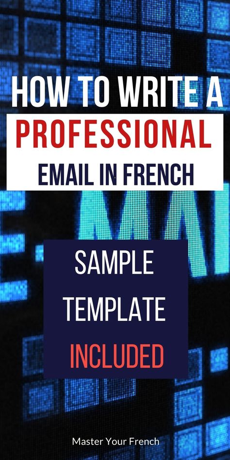 Writing a formal email in French can be a challenge. You might need to: recap an important meeting relay an important update or send a cover letter. You need to be professional. The key is to use the right formula for the right situation. In this article, I’ll give you the sentences you need to write a professional email in French. It includes sample French phrases you can use and a sample email template in French. #learnfrench #frenchemail #email Formal Email, Writing An Email, Travel Phrases, Professional Email, Write An Email, French Phrases, Foreign Language Learning, French Vocabulary, Sample Paper