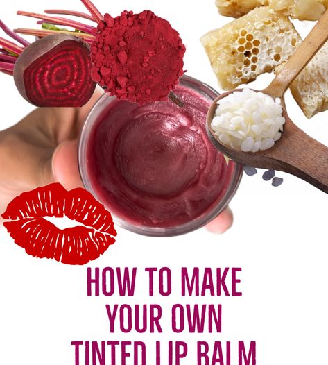 Make Your Own Tinted Lip Balm: Enhance your Natural Glow! Tinted Lip Balm Recipe, Lip Balm Recipe, Balm Recipe, Extreme Hair Growth, Natural Lip Gloss, Lip Balm Recipes, Beetroot Powder, Extreme Hair, Face Products