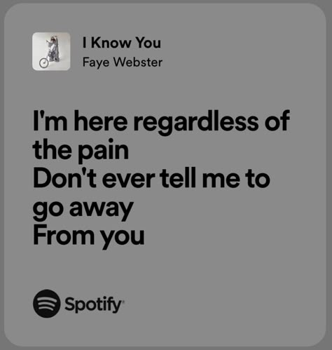 Faye Webster Lyrics, I Know You Lyrics, Indie Lyrics, Real Lyrics, Faye Webster, Meaningful Lyrics, Yours Lyrics, Favorite Lyrics, Me Too Lyrics