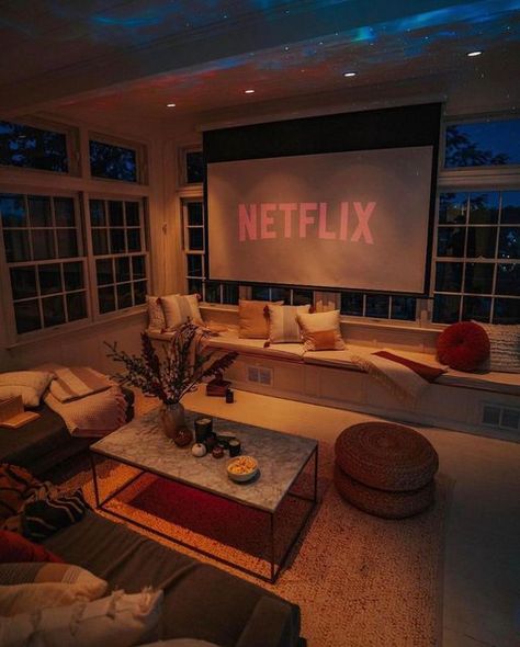 Apartment Style, Cinema Room, Loft Style, Boho Living, Cozy Apartment, Dream House Decor, Cozy Living, Home Decor Inspiration, Cozy House