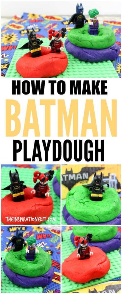 Kids Fun Activities, Make Playdough, Kids Sensory Activities, Hero Crafts, Preschool Learning Toys, Superhero Crafts, Easy Arts And Crafts, Holiday Crafts For Kids