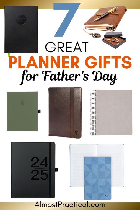 Does the guy on your list love to plan? Give him the gift of productivity with on of these great planner gift ideas for men. Great for Father's Day, birthdays, anniversaries, or just because. Dad will love it! Planner Gift Ideas, Organizing Kids Toys, Work Planning, Diy Binder, Living Room Basement, Planner Review, Ideas For Father's Day, Bathroom Crafts, Creating A Bullet Journal