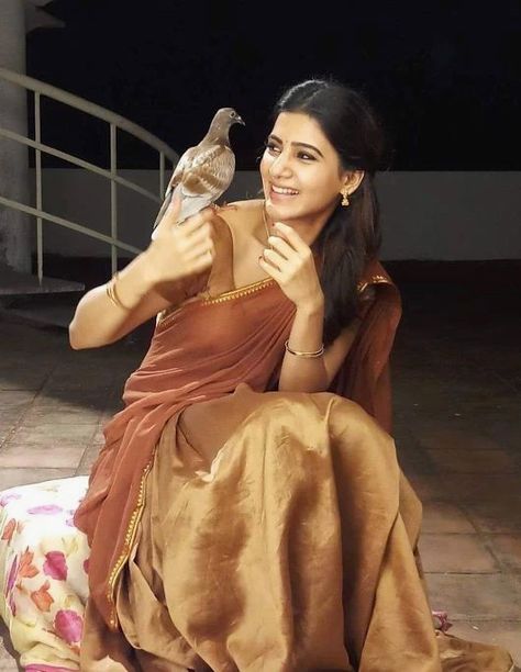 Samantha In Saree, Samantha Akkineni, Samantha Ruth Prabhu, Samantha Images, Samantha Pics, Samantha Ruth, Samantha Photos, Half Saree Designs, Indian Photoshoot