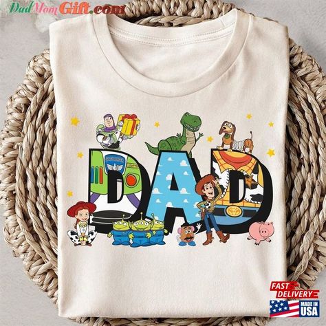 Custom Title Disney Toy Story Characters Dad Shirt Father's Day Great Gift Ideas Men T-Shirt Hoodie Check more at https://dadmomgift.com/product/custom-title-disney-toy-story-characters-dad-shirt-father-s-day-great-gift-ideas-men-t-shirt-hoodie/ Toy Story Shirt Ideas, Toy Story Birthday Shirts, Gift Ideas Men, 2nd Birthday Party For Boys, Baby Birthday Themes, Toy Story Characters, Toy Story Shirt, Toy Story Birthday Party, Birthday Party Theme Decorations