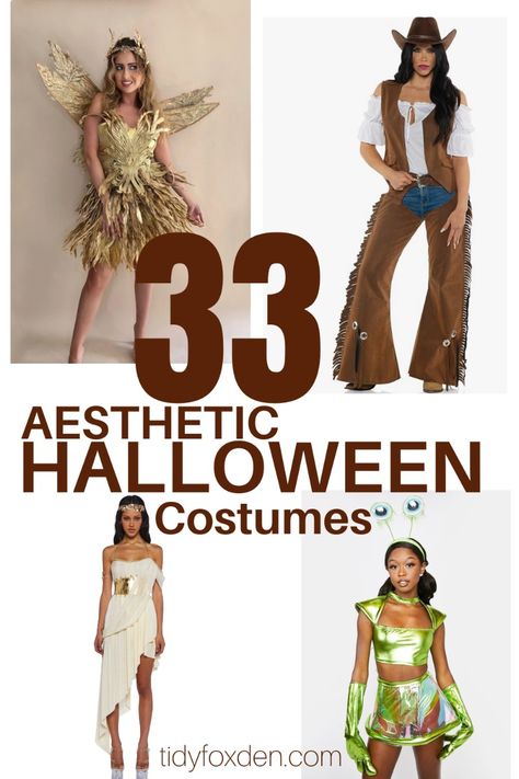 Elevate your Halloween look with these chic and aesthetic costumes for women. Whether you're aiming for a vintage vibe or modern elegance, find the perfect ensemble to make a statement this season. For more stunning costume ideas and details, head to tidyfoxden.com.

#AestheticHalloween 
#ElegantCostumes 
#WomenHalloweenStyle 
#ChicHalloweenLooks 
#SpookyFashion 
#CostumeInspiration 
#HalloweenTrends
#aesthetichalloweencostumes Halloween Fun Costumes, Classy Costumes For Women, Elegant Costumes For Women, Easy Halloween Costume Ideas Women, Trendy Halloween Costumes Women, Women’s Costumes, Iconic Women Costumes, Unique Costumes For Women, Costume Ideas Blonde