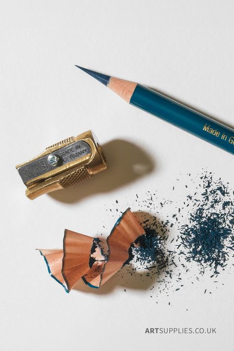 Discover the unsung hero of the studio: the pencil sharpener. Overlooked but essential, a good sharpener is a game-changer in your studio. No more frustrations - just smooth, precise sharpening, whether on-the-go or in-studio. #pencilsharpener #artaccessory #pencilart #colouredpencil #bromleysart #bromleysartsupplies Pencil Product Photography, Pencil Photography, Types Of Pencils, Mini Gifts, Yellow Pencil, Sharp Pencils, Travel Art Kit, Pencil Sharpeners, Unsung Hero