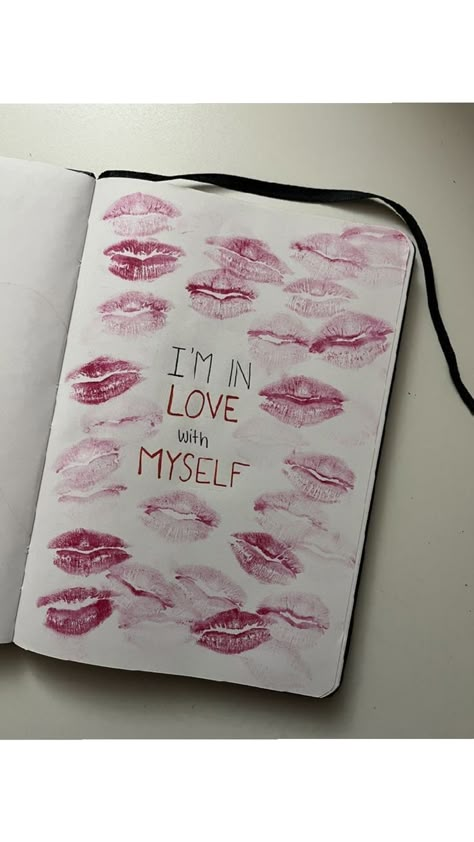 Empty Notebook Ideas, Diary Writing Ideas Personal, In Love With Myself, Empty Notebook, Mini Art Journal, Bullet Journal Quotes, Bullet Journal Ideas Templates, Journal Inspiration Writing, Bullet Journal Mood Tracker Ideas