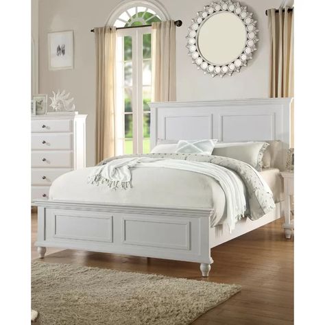 Mission Style Beds, Letto King Size, Lit King Size, Bed Bedroom, Panel Headboard, Wood Beds, Panel Bed, Wooden Bed, Headboard And Footboard