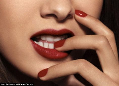 Many people bite their nails as a way of managing  feelings of distress, psychologists claim Stop Biting Your Nails, Biting Nails, Deco Nails, Nail Biting, Nail Tattoo, Health Risks, Nail Paint, Photos Of Women, Party Girls