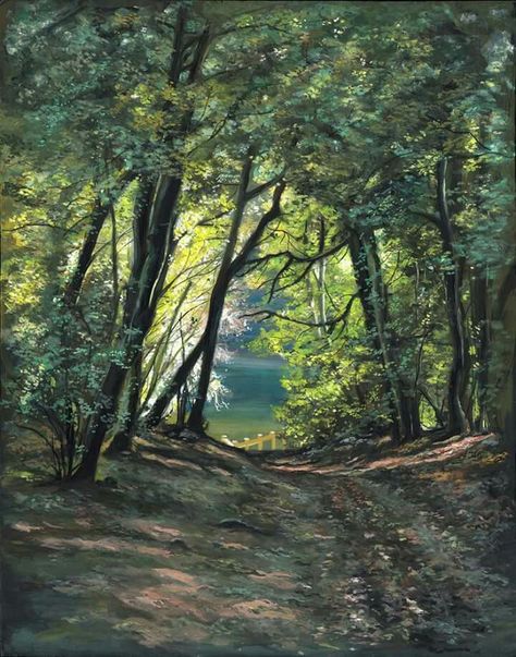 Sutton Park, Paintings I Love, Pdf Templates, Country Roads, Forest, I Love, Paintings, Road, Art