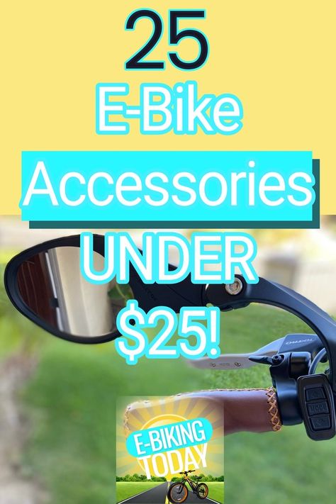 25 E-Bike Accessories Under $25 Electra Bike Accessories, Ebike Electric Bicycle Accessories, Electric Bike Accessories, E Bike Accessories, Fat Bike Accessories, Bike Accessories Gadgets, Bike Accessories Diy, Best Bicycles, Bike Gadgets