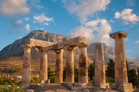 Corinth Canal, Greek Travel, Patras, Roman City, Ancient Ruins, Athens Greece, Ancient Cities, Ancient Greece, Pilgrimage