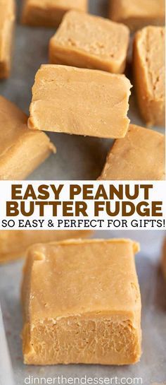 Peanut Butter Fudge is a smooth, buttery and rich old-fashioned recipe, with only 6 ingredients that is fridge ready in 10 minutes and perfect for holiday gifts! #peanutbutter #fudge #christmas #candy #baking #nobake #holidays #peanuts #dessert #dinnerthendessert Easy Peanut Butter Fudge, Fudge Christmas, Butter Fudge Recipe, Peanut Butter Fudge Recipe, Peanut Butter Fudge Easy, Christmas Candies, Oh Fudge, Fudge Recipes Easy, Fudge Easy