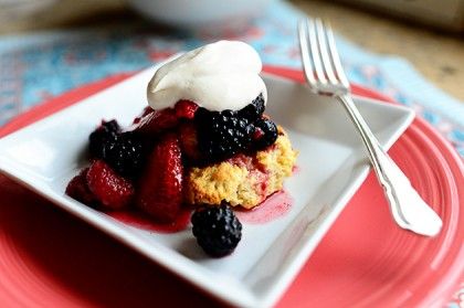 Mixed Berry Shortcake | The Pioneer Woman Pioneer Woman Mixed Berry Shortcake, Pioneer Woman Strawberry Shortcake Cake, Mixed Berry Shortcake, The Pioneer Woman Cooks, Berry Shortcake, Work Recipes, Fresh Fruit Recipes, Shortcake Recipe, Beautiful Desserts