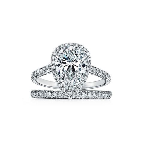 Tiffany Engagement Ring Pear, Tiffany Soleste, Pear Shaped Halo Engagement Ring, Tiffany Wedding Rings, Tiffany Engagement, Tiffany Engagement Ring, Tiffany Rings, Pear Diamond Rings, Tiffany Wedding