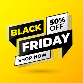 Modern Black Friday banner with yellow background Black Friday Cosmetics, Black Friday Website, Black Friday Advertising, Black Friday Campaign, Black Friday Design, Black Friday Banner, Black Friday Ads, Free Banner, Boutique Interior