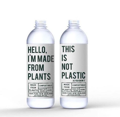 Eco Packaging Clothing Eco Packaging Design, Eco Water Bottle, Eco Friendly Bottle, Water Packaging, Drinks Packaging Design, Juice Packaging, Eco Packaging, Water Bottle Design, Bottle Packaging