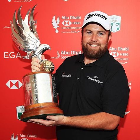 Congratulations @shanelowrygolf on a stunning victory at the Abu Dhabi HSBC Championship @adgolfchamps. The Irishman birdied the final hole to beat Richard Sterne by one for his first victory since the 2015 WGC-Bridgestone Invitational  (Link in bio) #golf #golfer #golfing #instagolf #golfstagram Hector Bellerin Golf, Top Golf Las Vegas, Shane Lowry, Devereux Golf, The Irishman, Holly Sonders Golf, Viktor Hovland Golf, Irish Men, Abu Dhabi