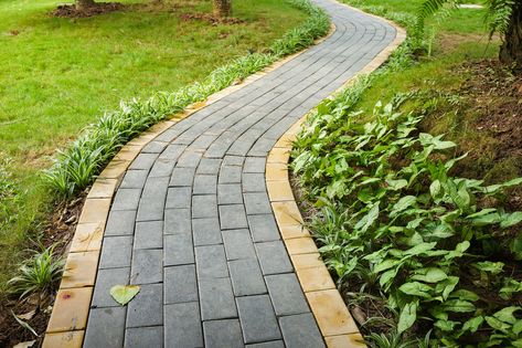 As part of a series of articles on ideas for a stress free garden and stunning outdoor space for summer, we look at some great garden paving options. Paving Garden, Front Path, Garden Blocks, Paving Block, Paving Ideas, Walking Path, Babymoon Photos, Front Garden Landscape, Path Ideas