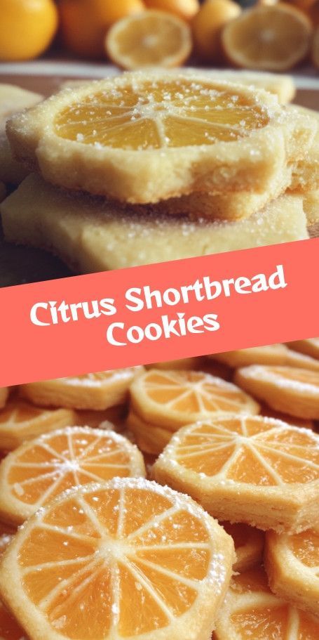 Festive Citrus Shortbread Cookies: Delightful holiday treats bursting with refreshing citrus zest and buttery goodness. Easy to make, these cookies are perfect for festive gatherings and will fill your kitchen with a warm, inviting aroma. Bake a batch for the holidays and impress your guests! #festivecookies #holidaybaking #citruscookies Orange Shortbread Cookies, Orange Shortbread, Festive Cookies, Oranges And Lemons, Shortbread Cookies, Holiday Baking, Lemon Zest, Holiday Treats, Meals For One