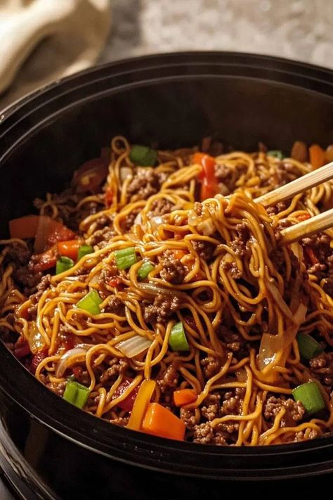 aspic7_httpss.mj.runCboThEHpr1E_Ground_Beef_Chow_Mein_in_the__7e3e13a2-68c7-4317-b9cb-541f31cec614_0 Ground Beef Chow Mein, Shrimp Chow Mein, Beef Chow Mein, Slow Cooker Ground Beef, Pork Fried Rice, Chicken Chow Mein, Chow Mein Noodles, Asian Cucumber Salad, Chili Garlic Sauce