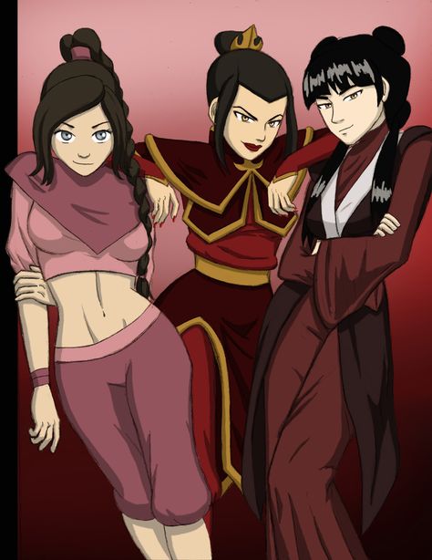 Avatar - Bad Girls Chicas Punk Rock, Princess Azula, Avatar Azula, Avatar Zuko, Ty Lee, Avatar Series, Korra Avatar, The Last Avatar, Avatar Cartoon