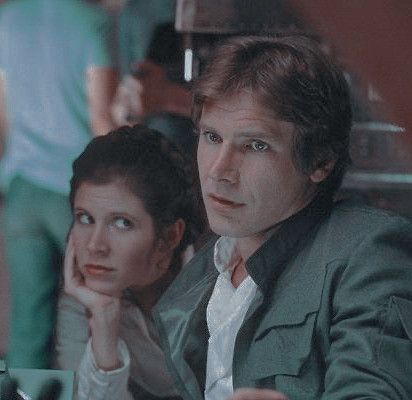 Starwars Pfps, Leia Pfp, Star Wars Matching Pfp, Princess Leia Icon, Leia Organa Aesthetic, Leia Organa Icon, Han Solo And Leia, Leia And Han, Star Wars Original Trilogy