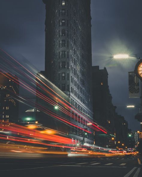 Time Lapse Photography of Road · Free Stock Photo Time Lapse Photo, Night Time Photography, Time Lapse Photography, New York Poster, Light Trails, Long Exposure, City Prints, Cute Cars, Time Lapse