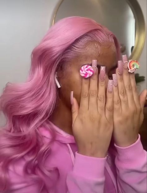 All Things Pink, Lace Fronts, Pretty Hair Color, Subscribe To My Youtube Channel, Hot Hair Styles, Dope Hairstyles, Hair Laid, Front Lace Wigs Human Hair, Hair Dye Colors