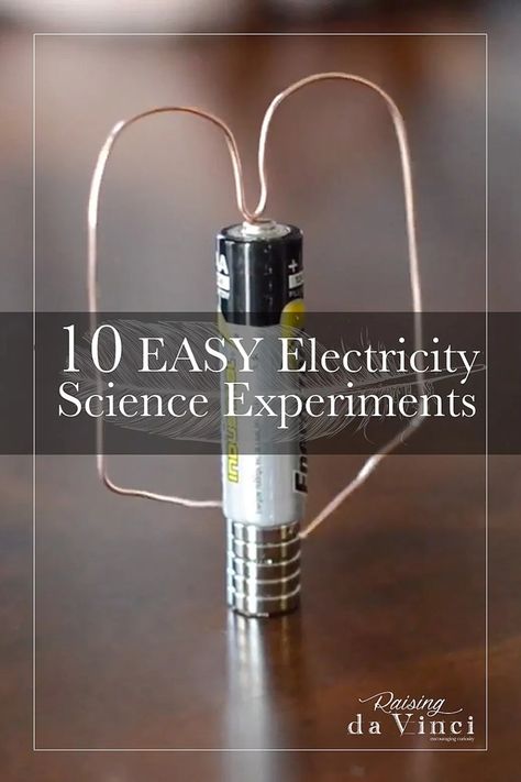 Electricity Science Experiments, Vetenskapliga Experiment, Science Electricity, Science Club, Kid Experiments, Easy Science Experiments, Science Projects For Kids, Full Disclosure, Easy Science