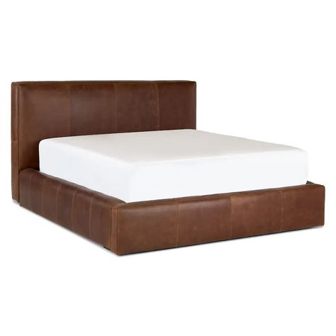 Contemporary, Mid Century & Modern Beds + Bedframes | Article Leather King Size Bed, Earthy Interior, Queen Storage Bed, Brunswick House, Bedroom Pieces, Mid Century Modern Bed, King Storage Bed, Modern Beds, Adjustable Bed Frame