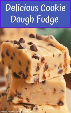 Cookie Dough Fudge Recipe, Chocolate Chip Cookie Dough Fudge, Mint Brownies Recipe, Cookie Dough Fudge, Brown Sugar Butter, Fudge Recipes Easy, Mexican Dessert Recipes, Cookie Dough Recipes, Homemade Fudge