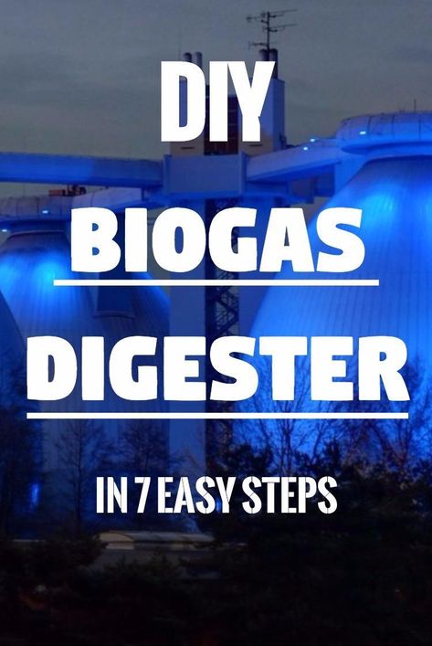 Biogas Generator, Biogas Digester, Diy Renewable Energy, Non Renewable Energy, Biomass Energy, Free Energy Projects, Diy Generator, Renewable Energy Projects, Renewable Energy Systems