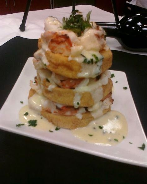 Lobster Napoleon Crab Napoleon Recipe, Napoleon Recipe, Napoleons Recipe, Fresh Lobster, How To Cook Lobster, Lobster Meat, Maine Lobster, The Lobster, Lobster Roll