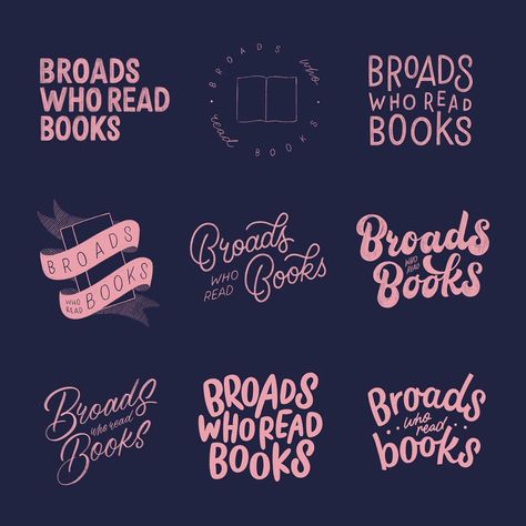 Book Club Logo, Letras Cool, Typographie Logo, Inspiration Typographie, Logos Retro, Type Logo, Inspiration Logo Design, Buch Design, Book Logo