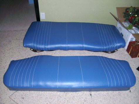 If you have a bench seat that needs reupholstered, or you would like to learn on how it’s done than this is the place for you. It is actually a lot simpler than it looks, and you will have professional quality custom interior. I will teach you how... Reupholster Car Seats, Diy Car Seat Cover, Car Interior Upholstery, Reupholster Chair Dining, Car Interior Diy, Cars Interior, Diy Ottoman, Automotive Upholstery, Upholstery Repair