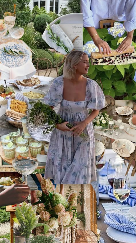 Coastal Grandmother Party Aesthetic, Coastal Grandmother Garden, Coastal Grandmother Bridal Party, Coastal Grandmother Birthday, Coastal Grandmother Collage, Coastal Grandma Dinner Party, Coastal Grandmother Birthday Party, Coastal Grandma Party Decor, Coastal Grandmother Dinner Party