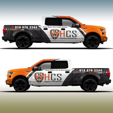 Runner-up design by adelea Truck Wraps Graphics, Van Wrap Design, Truck Wrap Design, Truck Wrap, Truck Graphics, Vehicle Signage, Work Trucks, Eco Friendly Cars, Vehicle Wrap