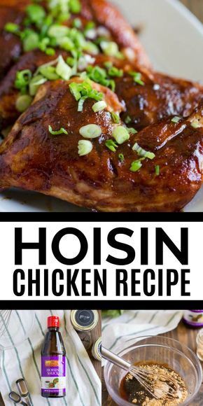 Chicken With Hoisin Sauce Recipes, Recipes With Hoisin Sauce, Hoisin Sauce Recipe, Noodles Chinese, Hoisin Chicken, Man Recipes, Chicken Sauce Recipes, Bbq Sauce Chicken, Great Chicken Recipes