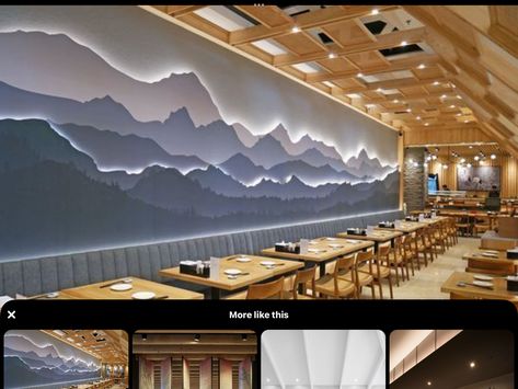 Japanese Restaurant Interior, Japanese Restaurant Design, Chalet Chic, Restaurant Exterior, Art Deco Interior Design, Japanese Interior Design, Pinterest Room Decor, Lounge Design, Japanese Interior